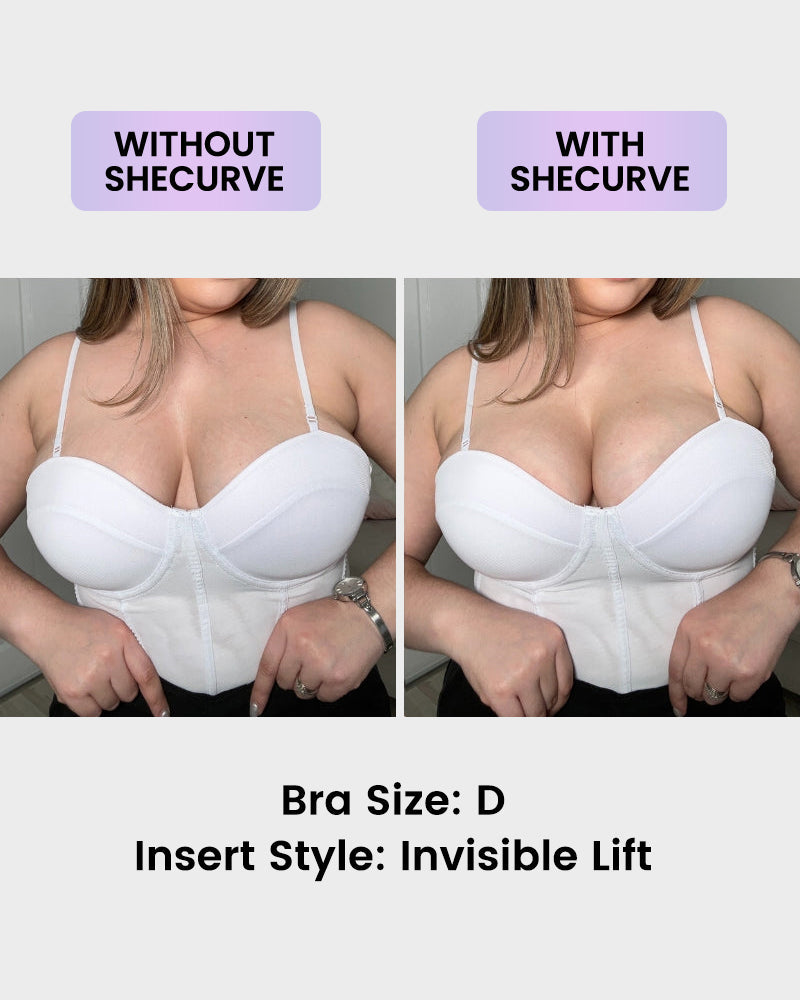 Front Closure Silicone Self-Adhesive Invisible Bra (2 Pack)