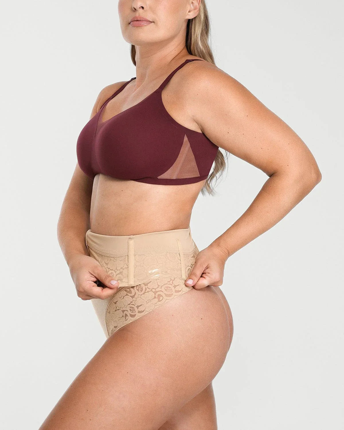 Bare Essentials™ AirSlim® High-Waisted Polka Dot Shaping Thong