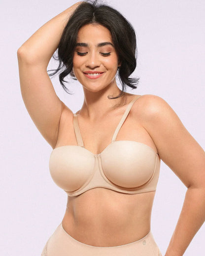 Bare Essentials™ AirSlim® Convertible Strapless Push Up Bra
