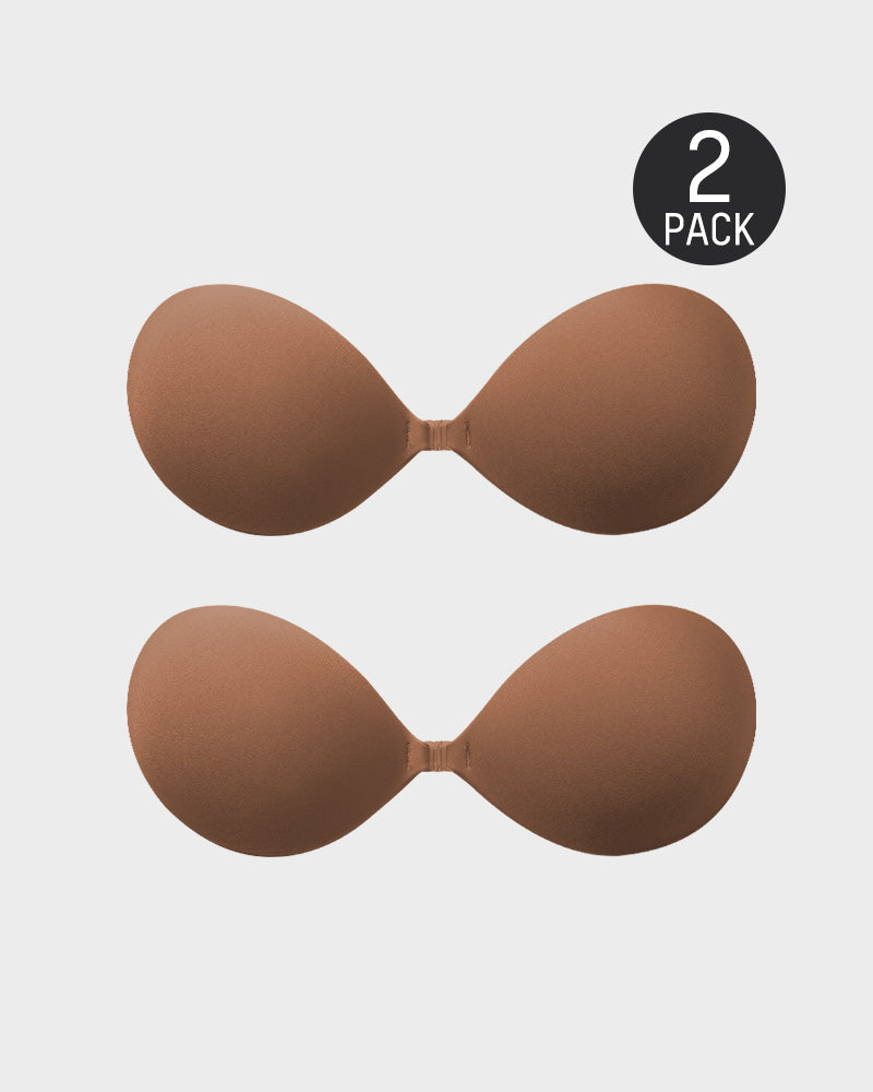Front Closure Adhesive Invisible Push-Up Bra(2 Pairs)