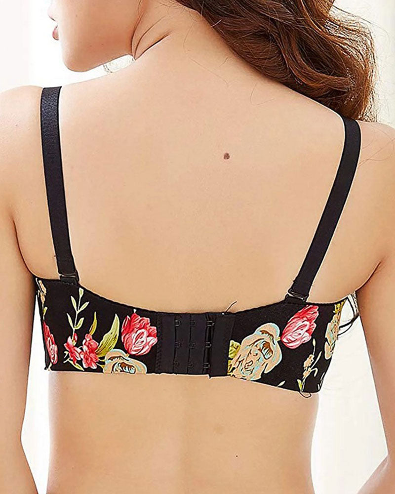 Add Two Cups Bras Brassiere for Women Push Up Padded Unlined