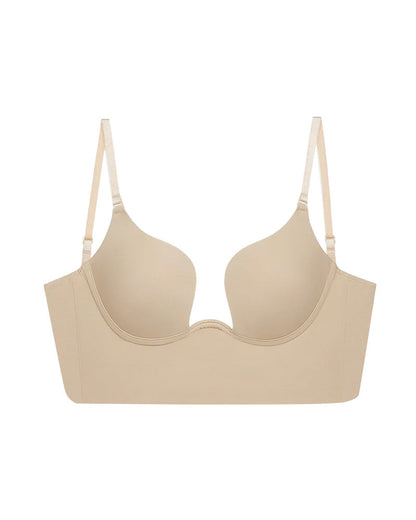 Low Cut U-Shaped Backless Bra