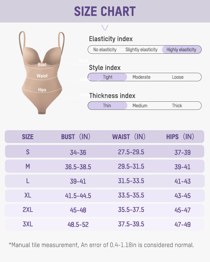 All-in-One Shaping Bodysuit Thong