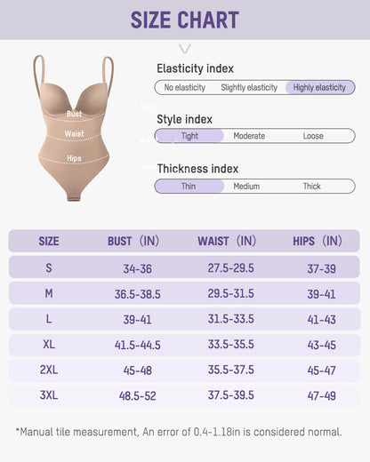 All-in-One Shaping Bodysuit Thong